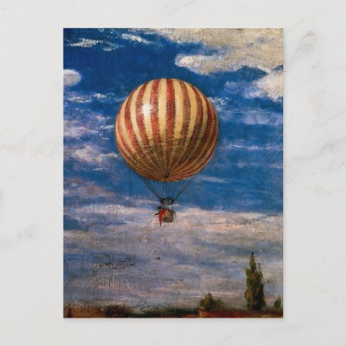The Balloon 1878 Postcard