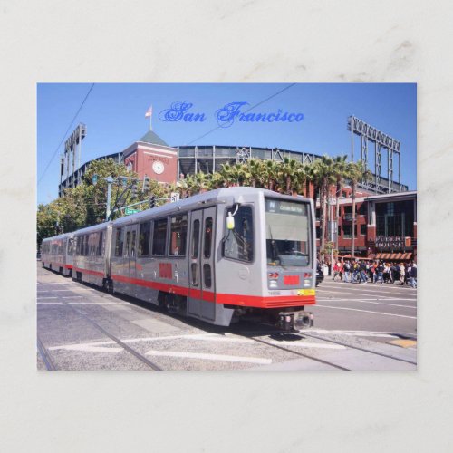 The ballpark in San Francisco Postcard