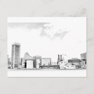 The Baltimore Inner Harbor Postcard