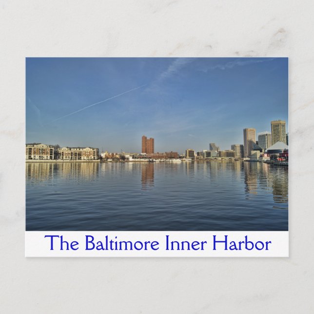 The Baltimore Inner Harbor Postcard (Front)