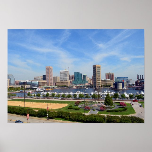The Baltimore Inner Harbor Poster (Front)