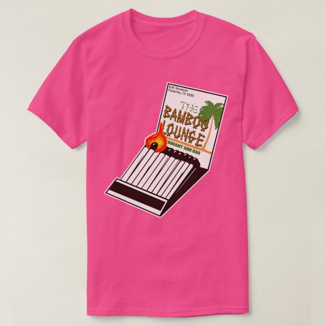 The Bamboo Lounge Matchbook T-Shirt (Design Front)