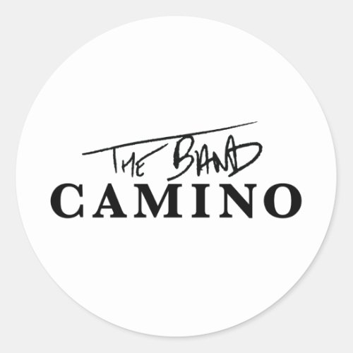 The band camino classic round sticker
