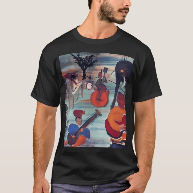 The Band Music From Big Pink (Album Cover) T-Shirt (Front)