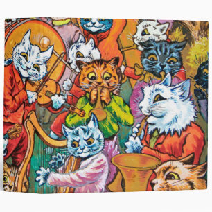 The Band Plays, Louis Wain 3 Ring Binder