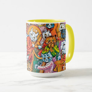 The Band Plays, Louis Wain Mug