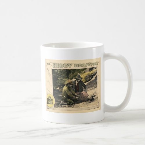 The Bandit Buster 1926 Vintage Silent Movie Poster Coffee Mug
