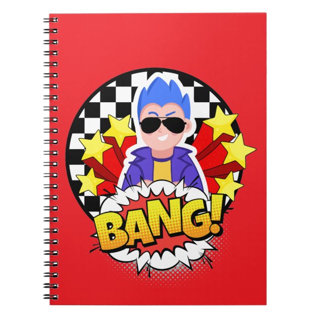 The bang guy  notebook (Front)