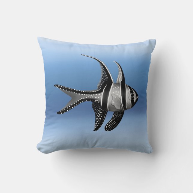 The Banggai Cardinalfish Pillow (Front)