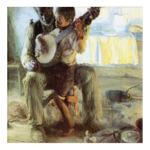 The Banjo Lesson By Henry Ossawa Tanner Acrylic Print