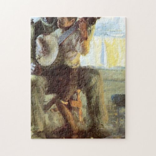The Banjo Lesson By Henry Ossawa Tanner Jigsaw Puzzle