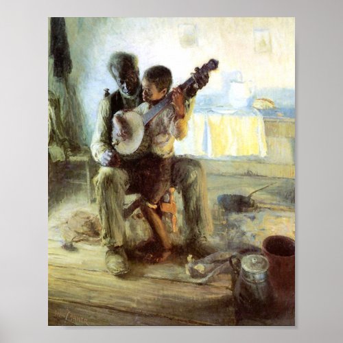 The Banjo Lesson By Henry Ossawa Tanner Poster