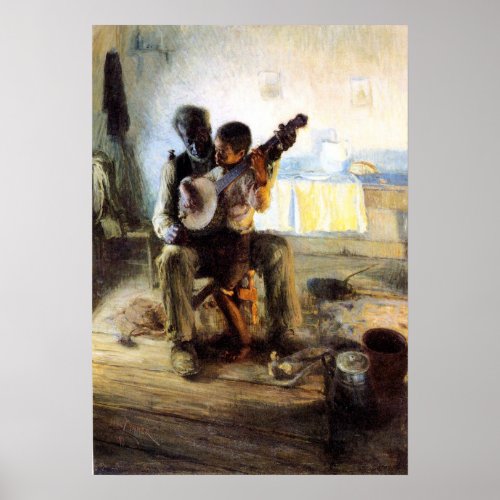 The Banjo Lesson Poster