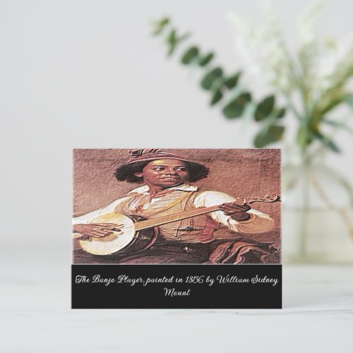 The Banjo Player Postcard