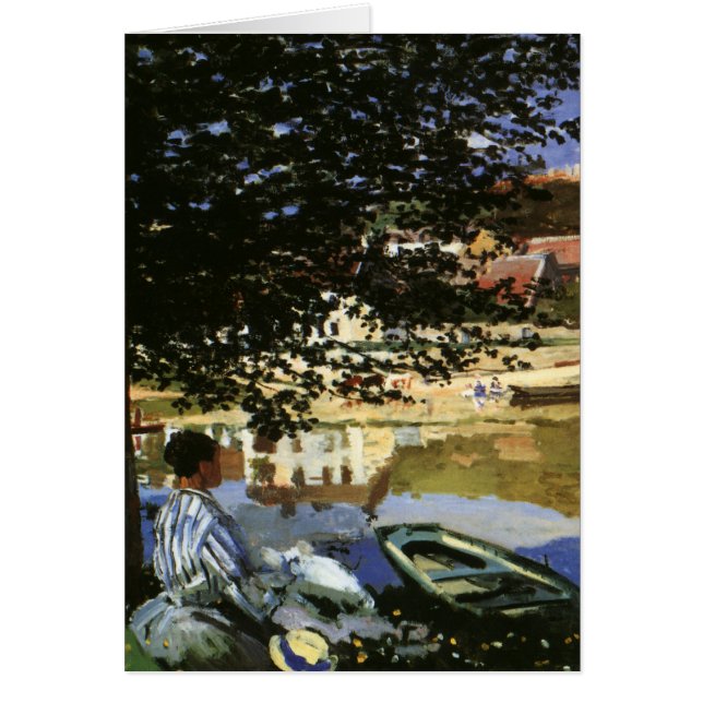 The Bank of the Seine, Bennecourt by Claude Monet (Front)
