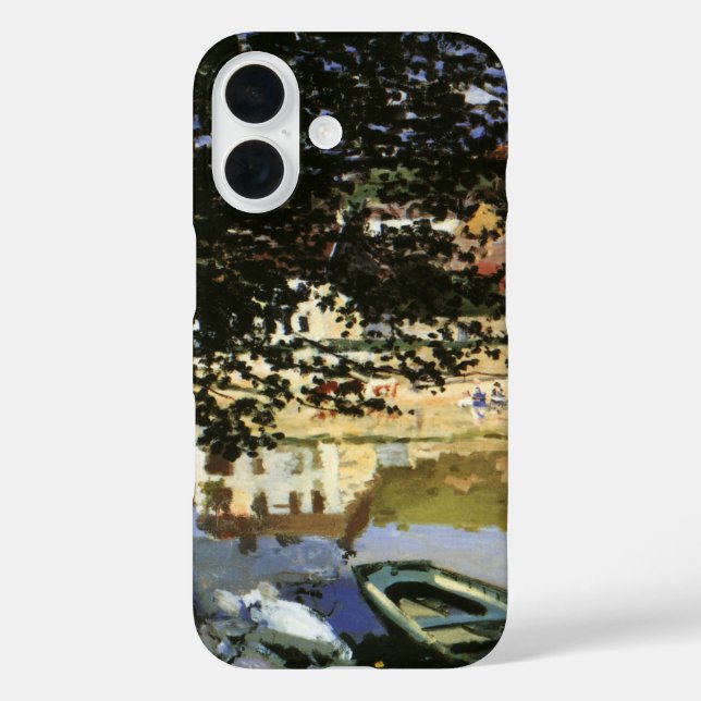 The Bank of the Seine, Bennecourt by Claude Monet Case-Mate iPhone Case (Back)