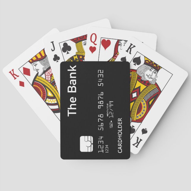 The Bank Poker Cards (Back)