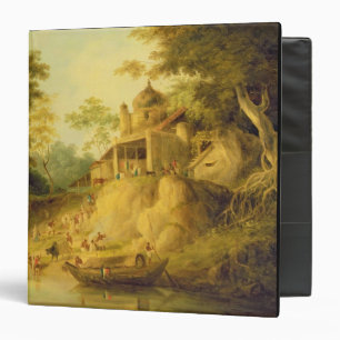The Banks of the Ganges, c.1820-30 (oil on canvas) Binder