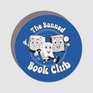 The Banned Book Club Car Magnet