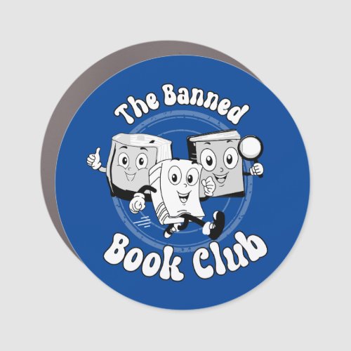 The Banned Book Club  Car Magnet