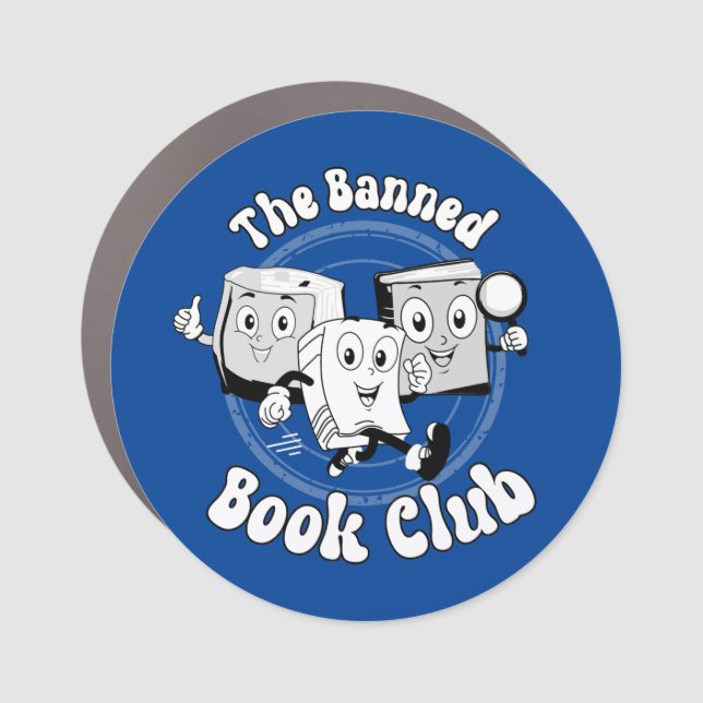 The Banned Book Club  Car Magnet (Front)