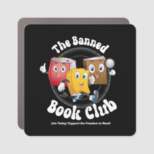 The Banned Book Club Car Magnet