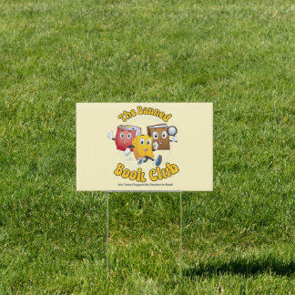 The Banned Book Club Sign