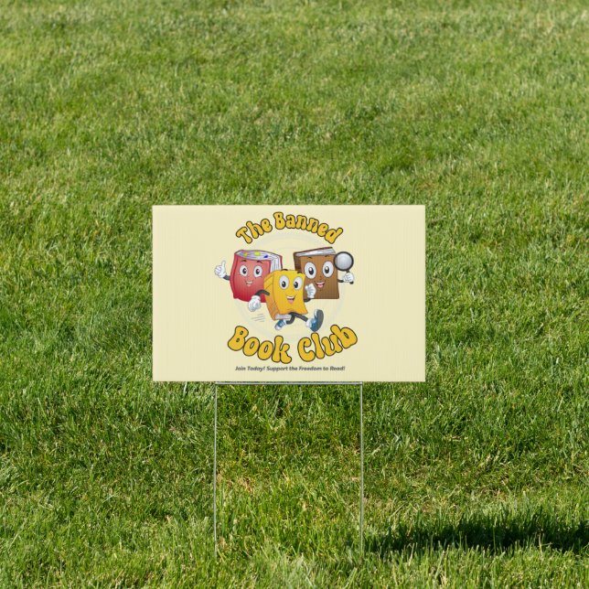 The Banned Book Club  Sign (Insitu)