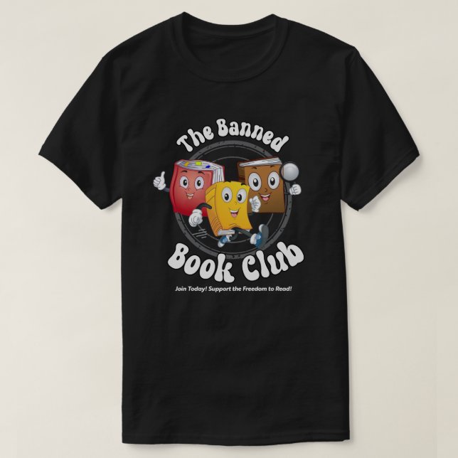 The Banned Book Club  T-Shirt (Design Front)