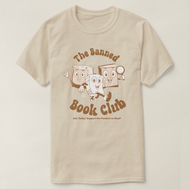 The Banned Book Club  T-Shirt (Design Front)