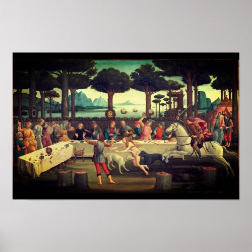 The Banquet in the Pine Forest Poster