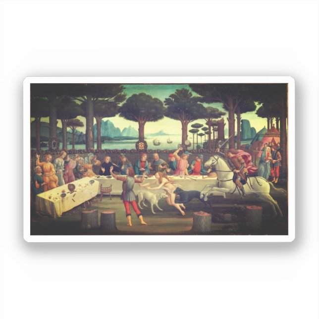 The Banquet in the Pine Forest Sticker (Front)