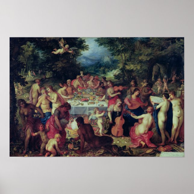 The Banquet of the Gods Poster (Front)