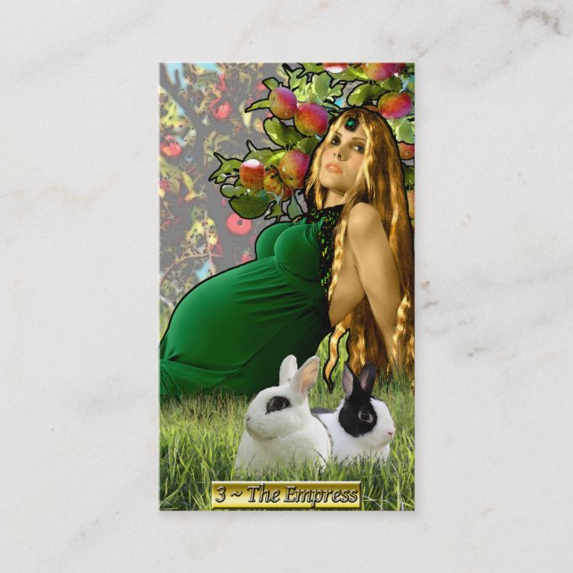 The Banx Tarot Empress Business Cards (Front)