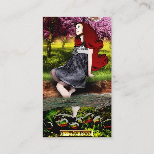 The Banx Tarot Fool Business Cards