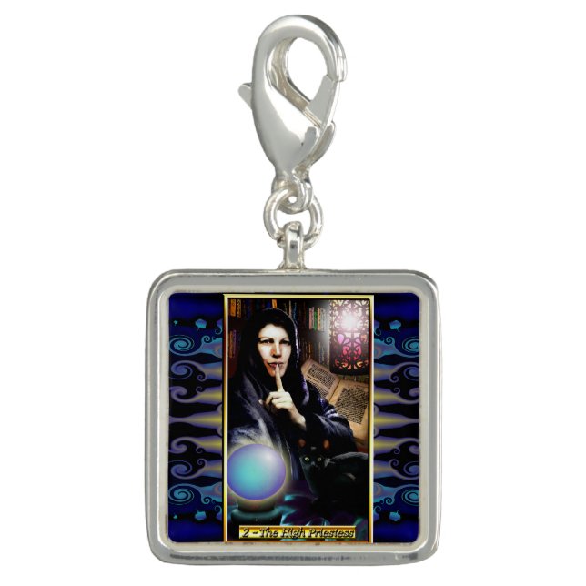 The Banx Tarot High Priestess Charm (Front)