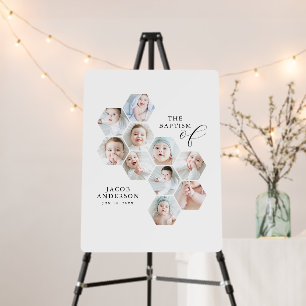 The Baptism  Modern 10 Photo Collage Foam Board