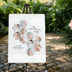 The Baptism  Modern 10 Photo Collage Foam Board