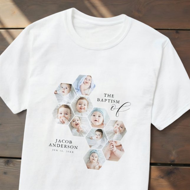 The Baptism  Modern 10 Photo Collage T-Shirt (Creator Uploaded)
