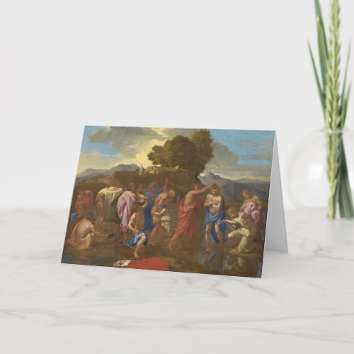 The Baptism of Christ 1641_42 Card