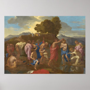 The Baptism of Christ, 1641-42 Poster