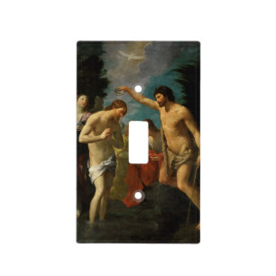 “The Baptism of Christ” art light switch cover