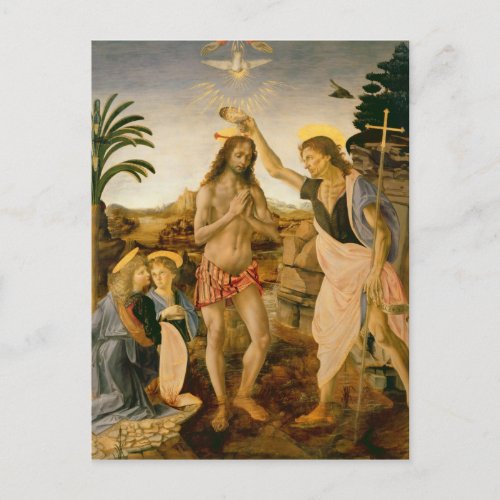 The Baptism of Christ by John the Baptist Postcard