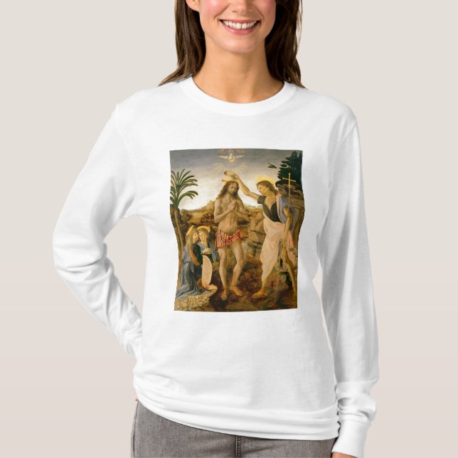 The Baptism of Christ by John the Baptist T-Shirt (Front)