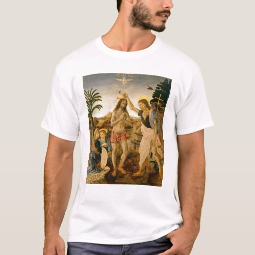 The Baptism of Christ by John the Baptist T_Shirt