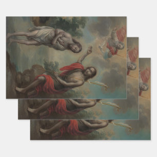 The Baptism of Christ by Nicolás Enríquez Wrapping Paper Sheets