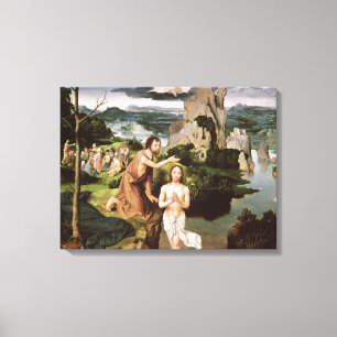 The Baptism of Christ, c.1515 Canvas Print