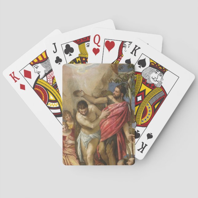 The Baptism of Christ Poker Cards (Back)