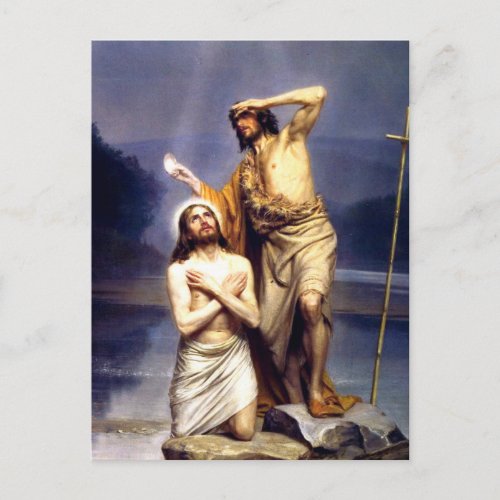 The Baptism of Christ Postcard