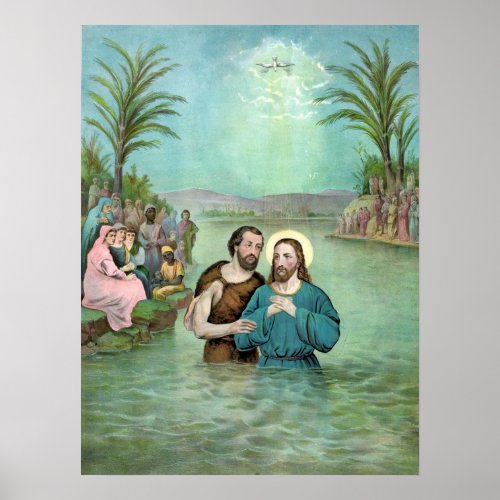 The Baptism of Jesus Christ _ 1893 Poster